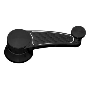 Quarter Window Crank; 1970-74 MOPAR; Carbon Fiber; Black Onyx