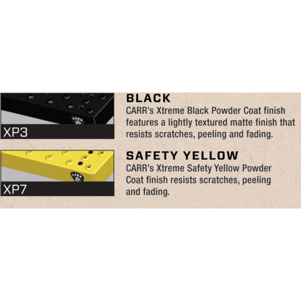 CARR  - 451017-1 - Factory Step; Van Assist/Side Step; XP7 Safety Yellow Powder Coat; Single