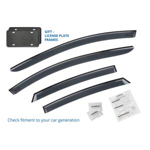 GOODYEAR Tape-On Window Deflectors Shatterproof