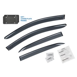 GOODYEAR Tape-On Window Deflectors Shatterproof