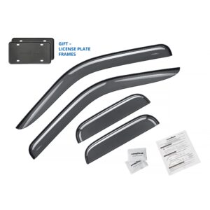 GOODYEAR Tape-On Window Deflectors Shatterproof