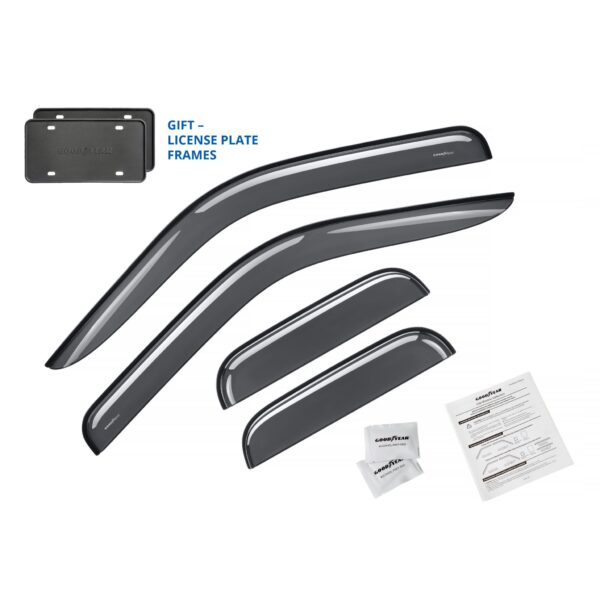 GOODYEAR Tape-On Window Deflectors Shatterproof