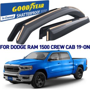GOODYEAR In-Channel Window Deflectors Shatterproof