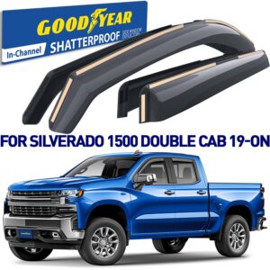 GOODYEAR In-Channel Window Deflectors Shatterproof
