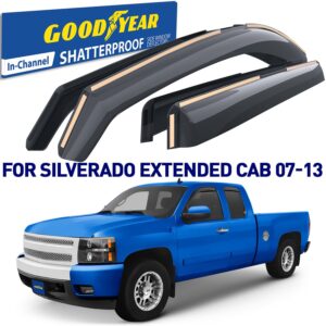 GOODYEAR In-Channel Window Deflectors Shatterproof
