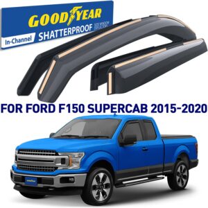 GOODYEAR In-Channel Window Deflectors Shatterproof