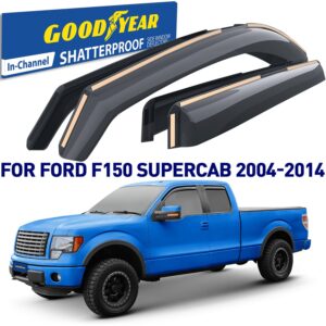 GOODYEAR In-Channel Window Deflectors Shatterproof