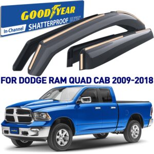 GOODYEAR In-Channel Window Deflectors Shatterproof