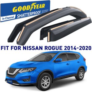 GOODYEAR In-Channel Window Deflectors Shatterproof