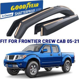 GOODYEAR In-Channel Window Deflectors Shatterproof