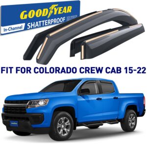 GOODYEAR In-Channel Window Deflectors Shatterproof