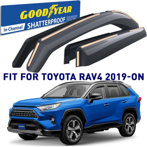 GOODYEAR In-Channel Window Deflectors Shatterproof