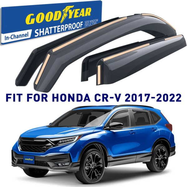 GOODYEAR In-Channel Window Deflectors Shatterproof