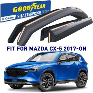 GOODYEAR In-Channel Window Deflectors Shatterproof