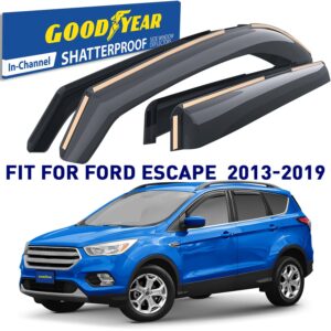 GOODYEAR In-Channel Window Deflectors Shatterproof