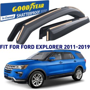 GOODYEAR In-Channel Window Deflectors Shatterproof