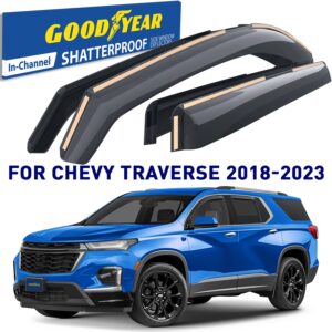 GOODYEAR In-Channel Window Deflectors Shatterproof