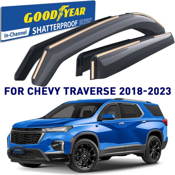 GOODYEAR In-Channel Window Deflectors Shatterproof