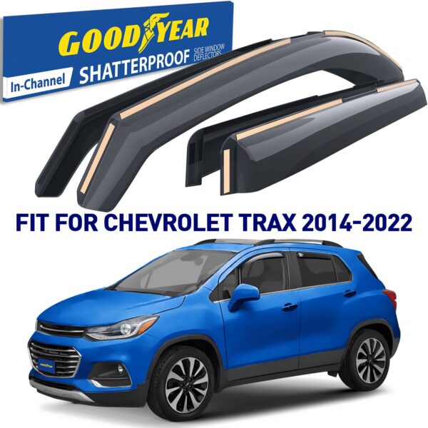 GOODYEAR In-Channel Window Deflectors Shatterproof