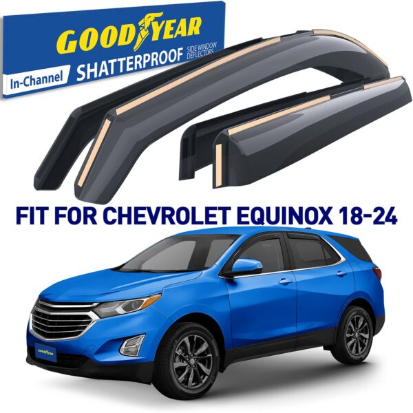 GOODYEAR In-Channel Window Deflectors Shatterproof