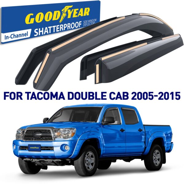 GOODYEAR In-Channel Window Deflectors Shatterproof