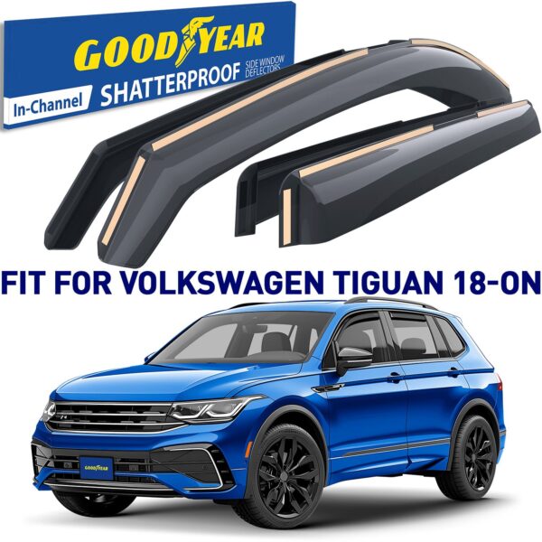GOODYEAR In-Channel Window Deflectors Shatterproof