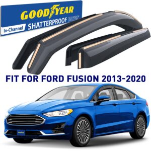 GOODYEAR In-Channel Window Deflectors Shatterproof