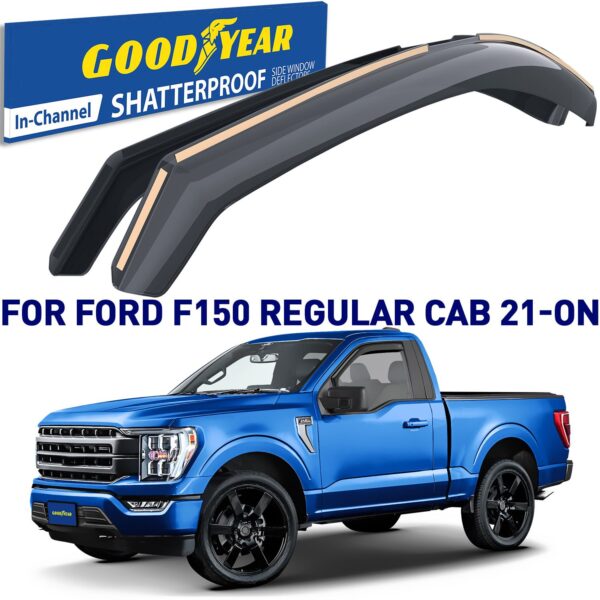 GOODYEAR In-Channel Window Deflectors Shatterproof