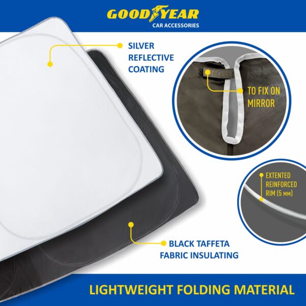 Goodyear Magnetic Car Window Sunshades