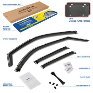 GOODYEAR In-Channel Window Deflectors Shatterproof