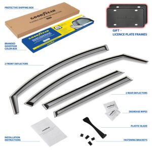 GOODYEAR In-Channel Window Deflectors Shatterproof