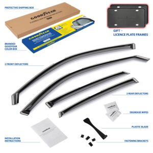 GOODYEAR In-Channel Window Deflectors Shatterproof