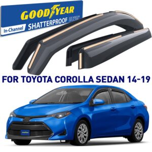 GOODYEAR In-Channel Window Deflectors Shatterproof