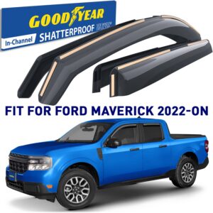 GOODYEAR In-Channel Window Deflectors Shatterproof