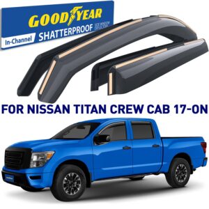 GOODYEAR In-Channel Window Deflectors Shatterproof
