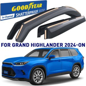 GOODYEAR In-Channel Window Deflectors Shatterproof