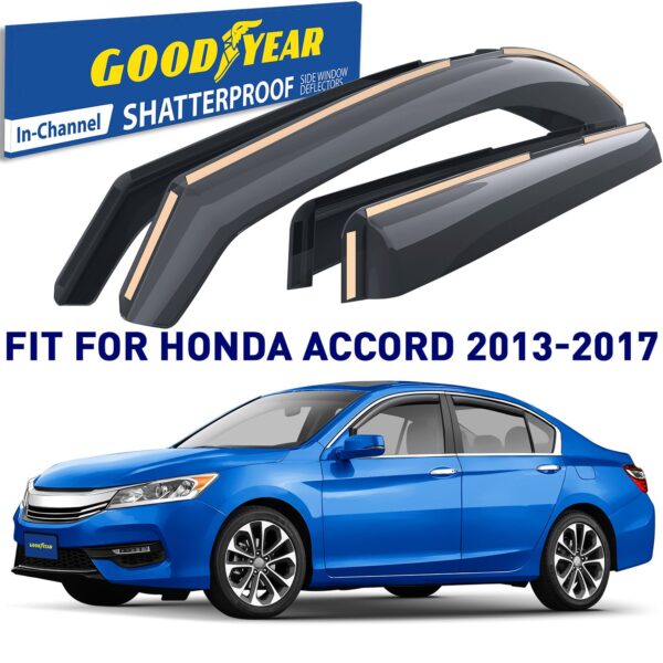 GOODYEAR In-Channel Window Deflectors Shatterproof