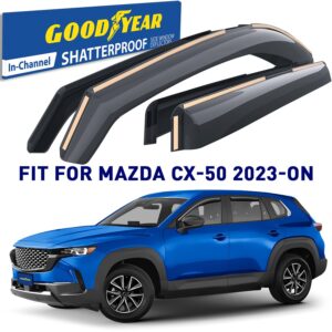 GOODYEAR In-Channel Window Deflectors Shatterproof
