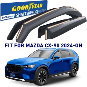 GOODYEAR In-Channel Window Deflectors Shatterproof