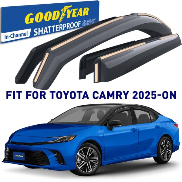 GOODYEAR In-Channel Window Deflectors Shatterproof