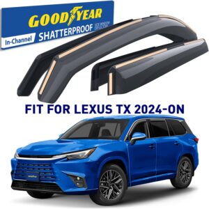 GOODYEAR In-Channel Window Deflectors Shatterproof