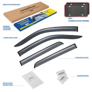 GOODYEAR Tape-On Window Deflectors Shatterproof