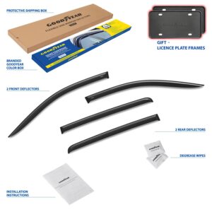 GOODYEAR Tape-On Window Deflectors Shatterproof