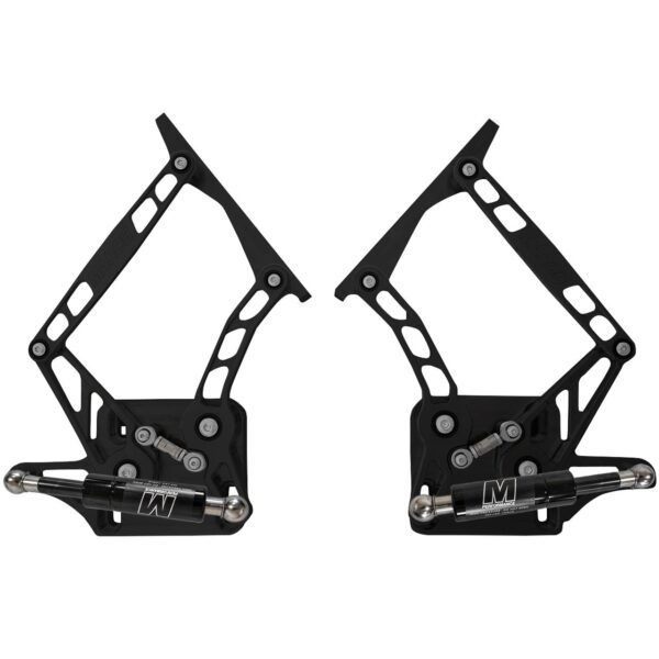 1965 Mercury Comet Billet Hood Hinges, Black