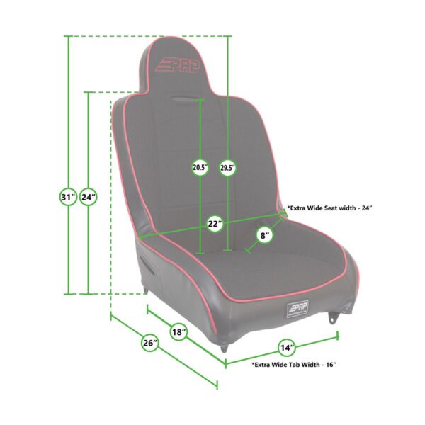 Premier High Back Suspension Seat