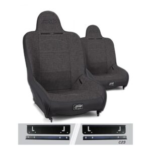 Premier High Back Suspension Seats Kit for 97-02 Jeep Wrangler TJ (Pair)