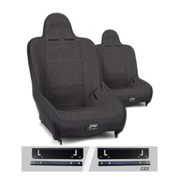 Premier High Back Suspension Seats Kit for 97-02 Jeep Wrangler TJ (Pair)