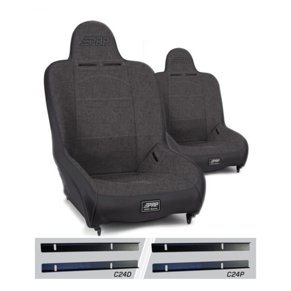 Premier High Back Suspension Seats Kit for 03-06 Jeep Wrangler TJ (Pair)
