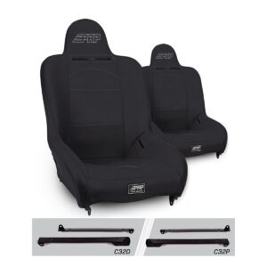 Premier High Back Suspension Seats Kit for Jeep Wrangler CJ7/YJ (Pair)