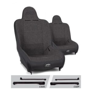 Premier High Back Suspension Seats Kit for Jeep Wrangler CJ7/YJ (Pair)